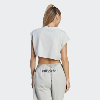 Crop top Originals Muscle gris Femmes Originals