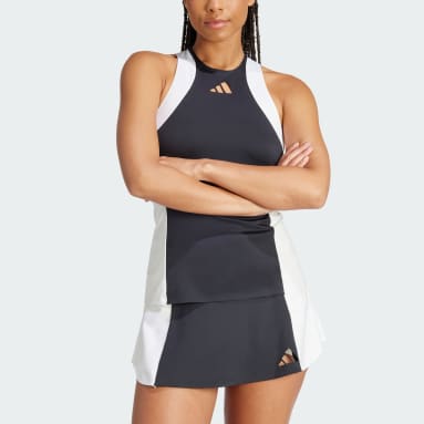 Débardeur de tennis Premium noir Femmes Tennis