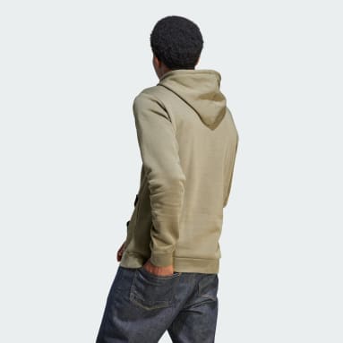 Sudadera Essentials Fleece Big Logo Verde Hombre Sportswear
