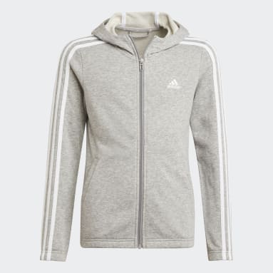 Essentials 3-Streifen Kapuzenjacke