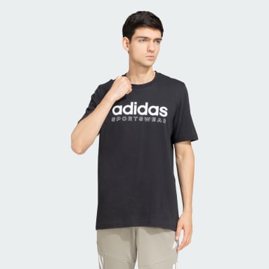 M LIN GRFX TEE