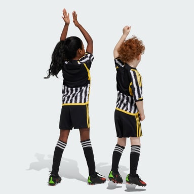 Kids Football Black Juventus 23/24 Home Mini Kit