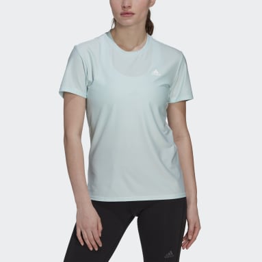 Camiseta de Running Adi Runner Azul Mujer Running