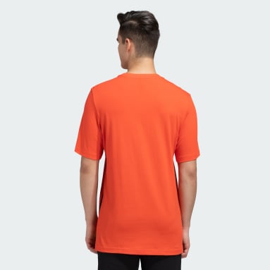 Men Training Red COLORBLOCK TEE