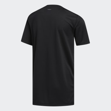 Children 4-8 Years Training Black Climalite Badge of Sport Tee