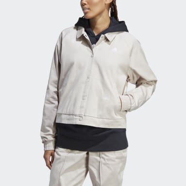 Chaqueta Healing Crystals Inspired Graphics Marrón Mujer Sportswear