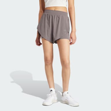 กางเกงเทรนนิงขาสั้นดีไซน์ทูอินวัน Designed for Training HEAT.RDY HIIT