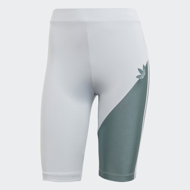 Tight corti adicolor Sliced Trefoil Blu Donna Originals