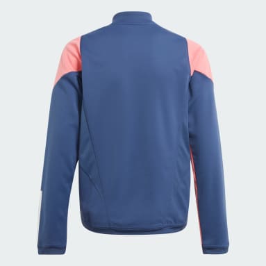 Sudadera entrenamiento Olympique de Lyon Tiro 23 (Adolescentes) Azul Niño Fútbol
