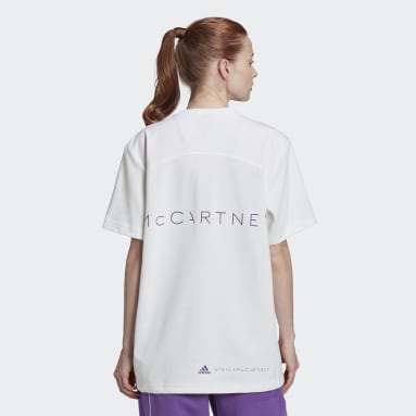 Adidas by Stella McCartney Logo T-Shirt - Women - Deep Lilac - XS