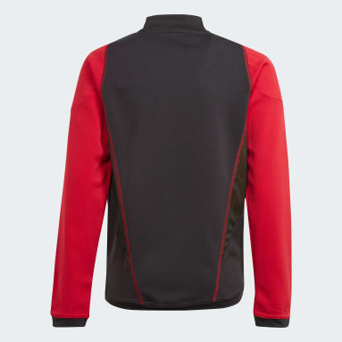 Sudadera entrenamiento AS Roma Tiro 23 (Adolescentes) Negro Niño Fútbol