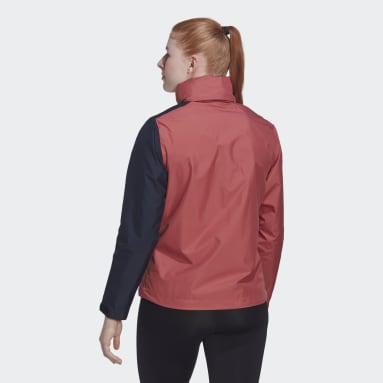 Chaqueta para Lluvia Terrex Multi RAIN.RDY Primegreen Two-Layer Rojo Mujer TERREX