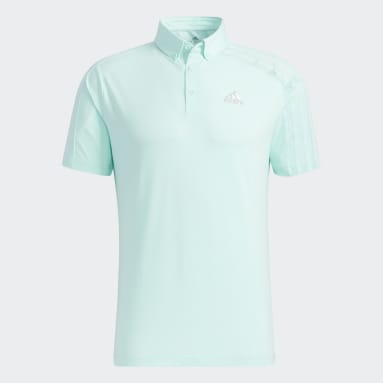 Men Golf Turquoise Polo Shirt