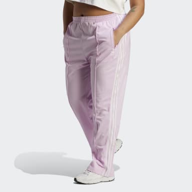 Women's Originals Pink Adicolor Classics Firebird Track Pants (Plus Size)