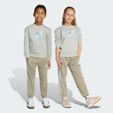 ชุดเสื้อและกางเกงจ็อกเกอร์ผ้าฟลีซ Seasonal Essentials Adiraptor สำหรับเด็กเล็ก