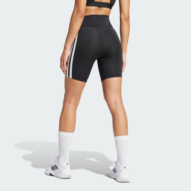 Optime Essentials 3-Stripes Short Leggings
