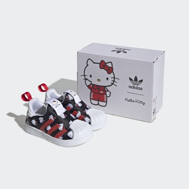 Infants Originals White Hello Kitty Superstar 360 Shoes
