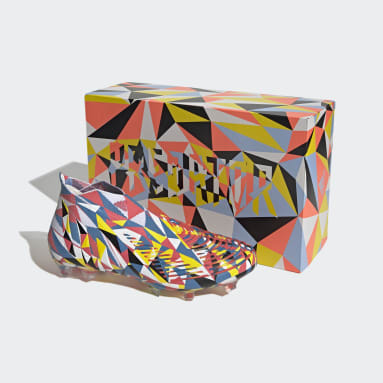 Chimpunes Predator Edge Geometric+ Terreno Firme Azul Fútbol