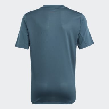 T-shirt AEROREADY Turquoise Garçons Fitness Et Training