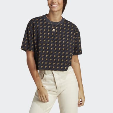 Playera ALL SZN x Logomania Gris Mujer Sportswear