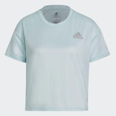 Camiseta Fast Primeblue Turquesa Mujer Running