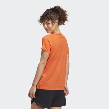 Polera de Trail Running Terrex Agravic Naranjo Mujer TERREX