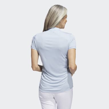 Women Golf Blue Essentials Dot Polo Shirt
