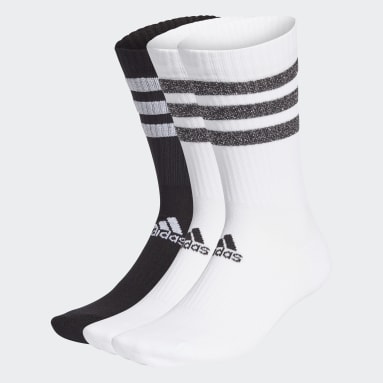 белый Три пары носков Glam 3-Stripes