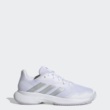 Dames Tennis wit Courtjam Control Tennisschoenen