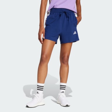 Essentials 3-Stripes Cotton Shorts