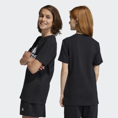 Jeugd 8-16 Jaar Sportswear Essentials Big Logo Katoenen Slim-fit T-shirt