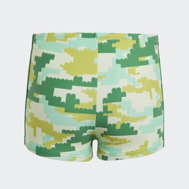 Boxer da nuoto adidas x LEGO® Verde Ragazzo Sportswear
