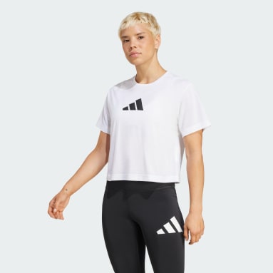 T Shirts Blanc Femmes adidas BE