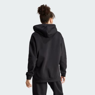 Women Gym & Training Black All SZN 플리스 그래픽 후디