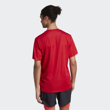Polera de Entrenamiento Train Essentials Rojo Hombre Training