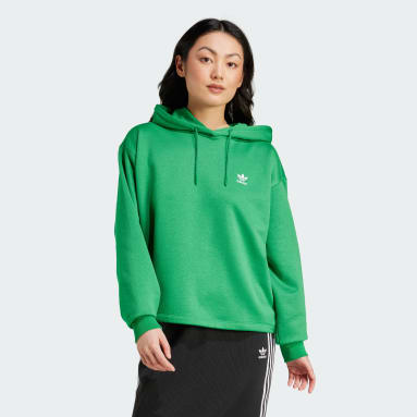 Women s Green Hoodies Sweatshirts adidas US