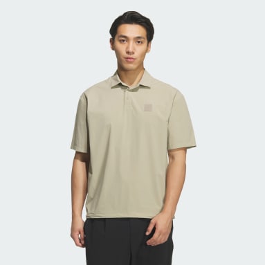 클럽 컨수머 우븐 숏 슬리브 루즈 핏 폴로 셔츠