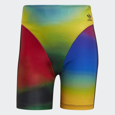 Women Gym & Training Multicolor Paolina Russo Biker Shorts