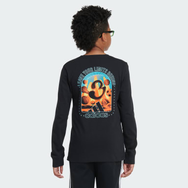 Youth Training Black Long Sleeve Space Age Tee