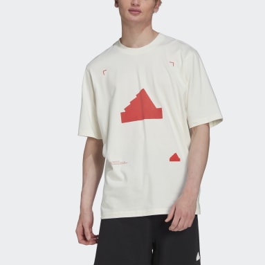 Playera Oversized Blanco Hombre Sportswear