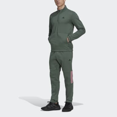 Survêtement 1/4 Zip Fleece Vert Hommes Sportswear