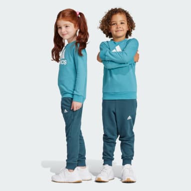 Ensemble bébés en molleton Essentials Logo Turquoise Enfants Sportswear