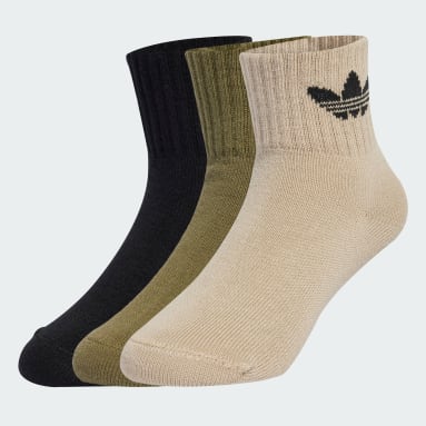 ミッドカット アンクルソックス 3足組