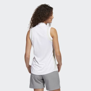 Polo sans manches Ultimate365 blanc Femmes Golf