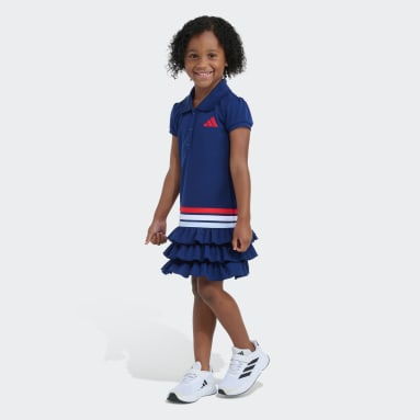 SS RUFFLE POLO DRESS