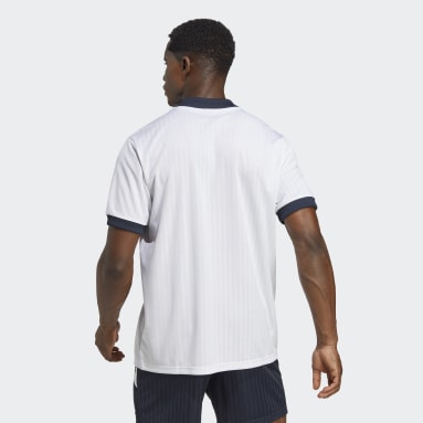 남성 Football White 레알 마드리드 아이콘 저지