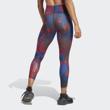 Mallas 7/8 Adizero Running Allover Print Negro Mujer Running