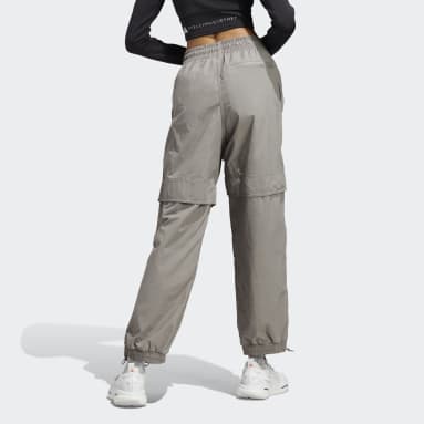 Ženy adidas by Stella McCartney šedá Sportovní kalhoty adidas by Stella McCartney TrueCasuals Woven Solid