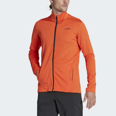 Mænd TERREX Orange Terrex Multi Primegreen Full-Zip Fleece jakke