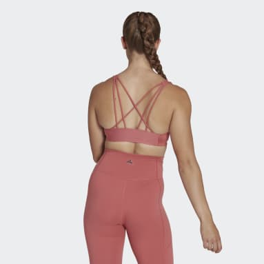 Women Training Red 코어플로우 미디엄 서포트 브라